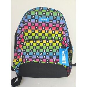 Fornite Bright Combo checker backpack bag NWT